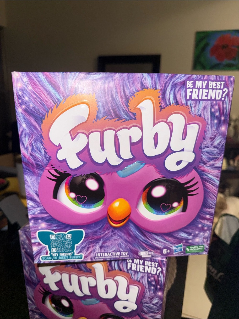 Furby Purple Plush Interactive Toy - brand new factory sealed